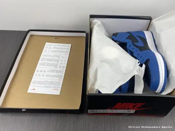 Official Maikesneakers Air Blue' Marina 555088-404 OG 'Dark Retro High Jordan 1 0327